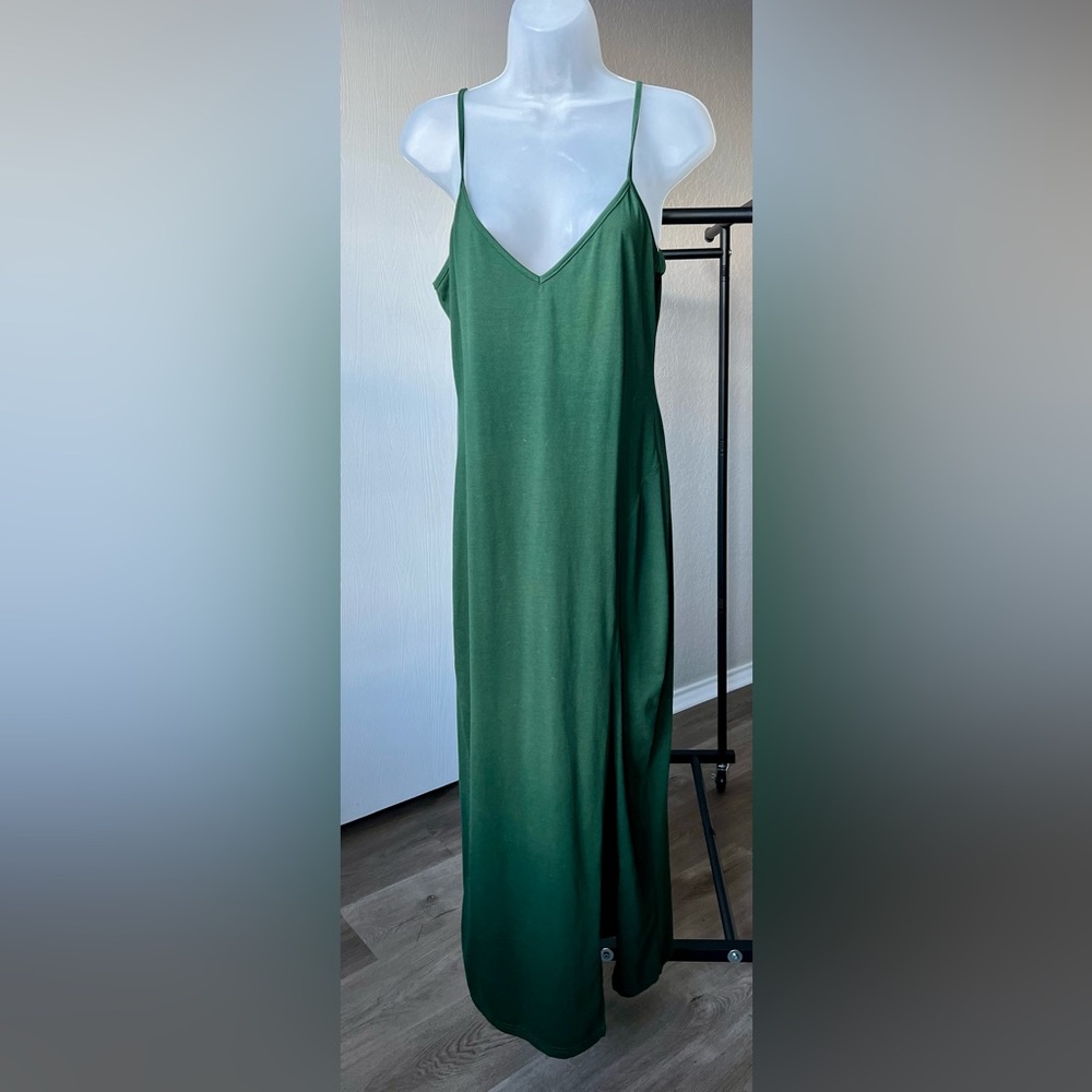 SHEIN Green Maxi Dress
